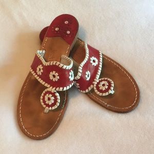 Leather Jack Roger sandals!